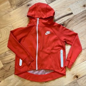 Nike Zip Up Cowl Neck Hoodie